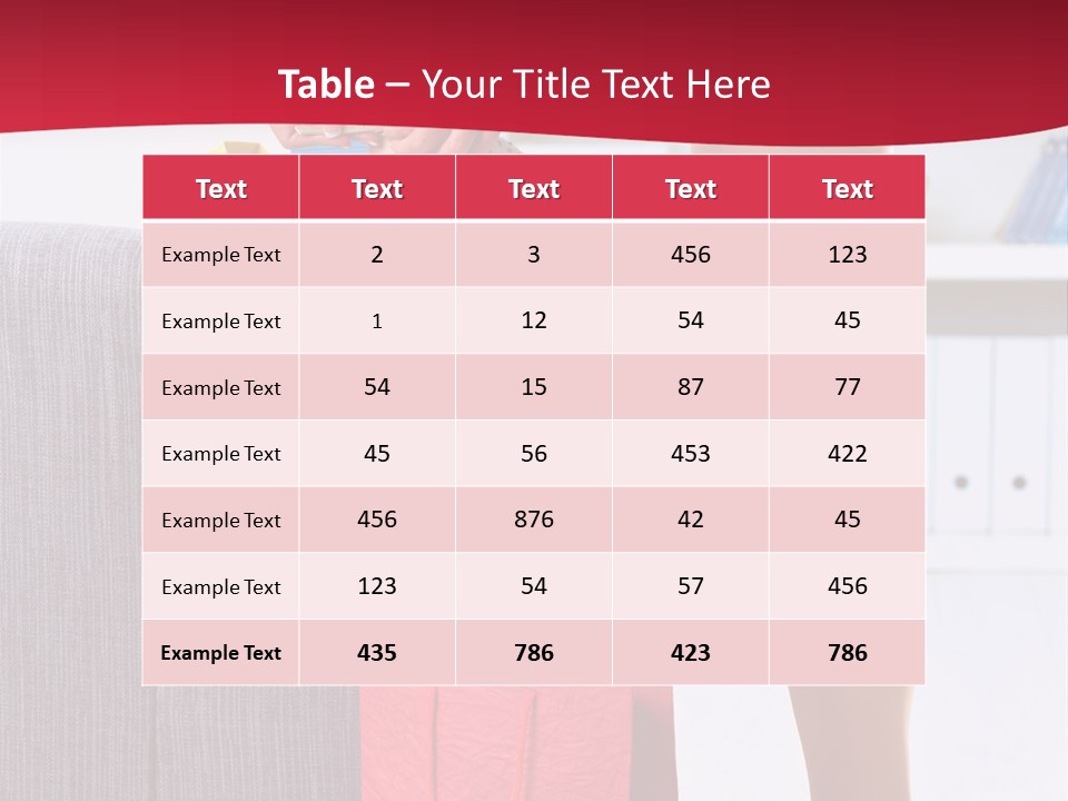 Woman Legs In Stocking PowerPoint Template