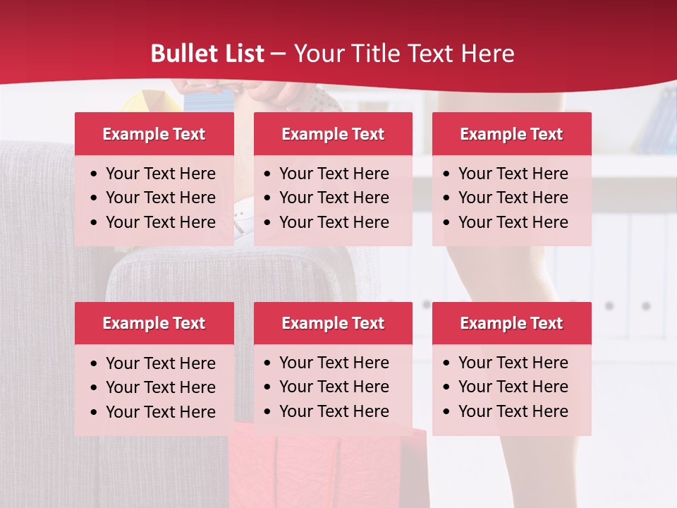 Woman Legs In Stocking PowerPoint Template