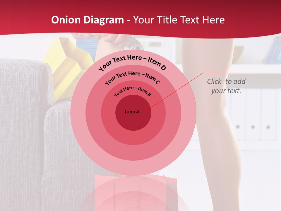 Woman Legs In Stocking PowerPoint Template