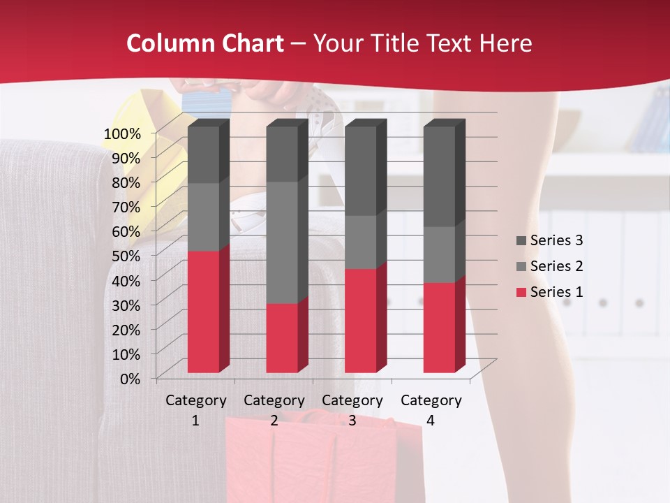 Woman Legs In Stocking PowerPoint Template