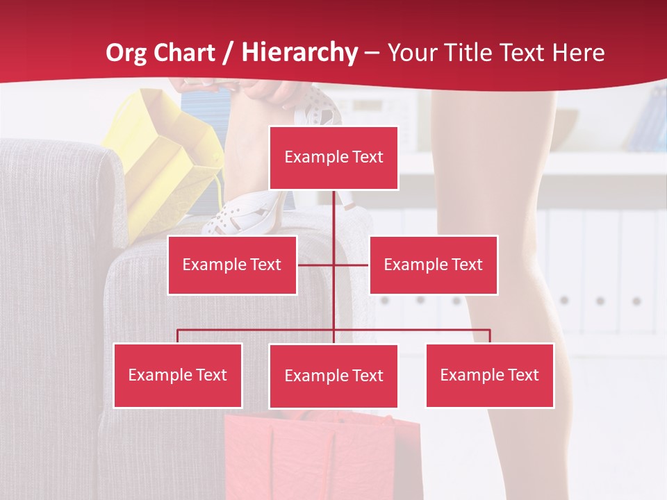 Woman Legs In Stocking PowerPoint Template