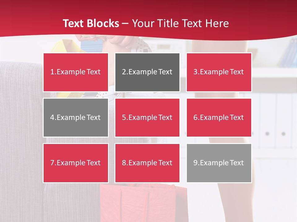 Woman Legs In Stocking PowerPoint Template