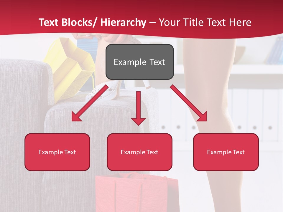 Woman Legs In Stocking PowerPoint Template