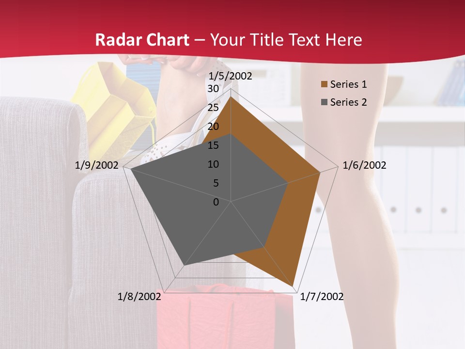 Woman Legs In Stocking PowerPoint Template