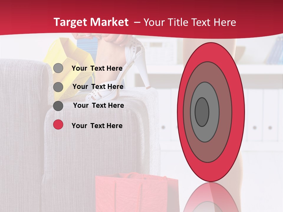 Woman Legs In Stocking PowerPoint Template