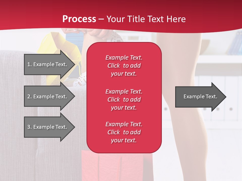 Woman Legs In Stocking PowerPoint Template