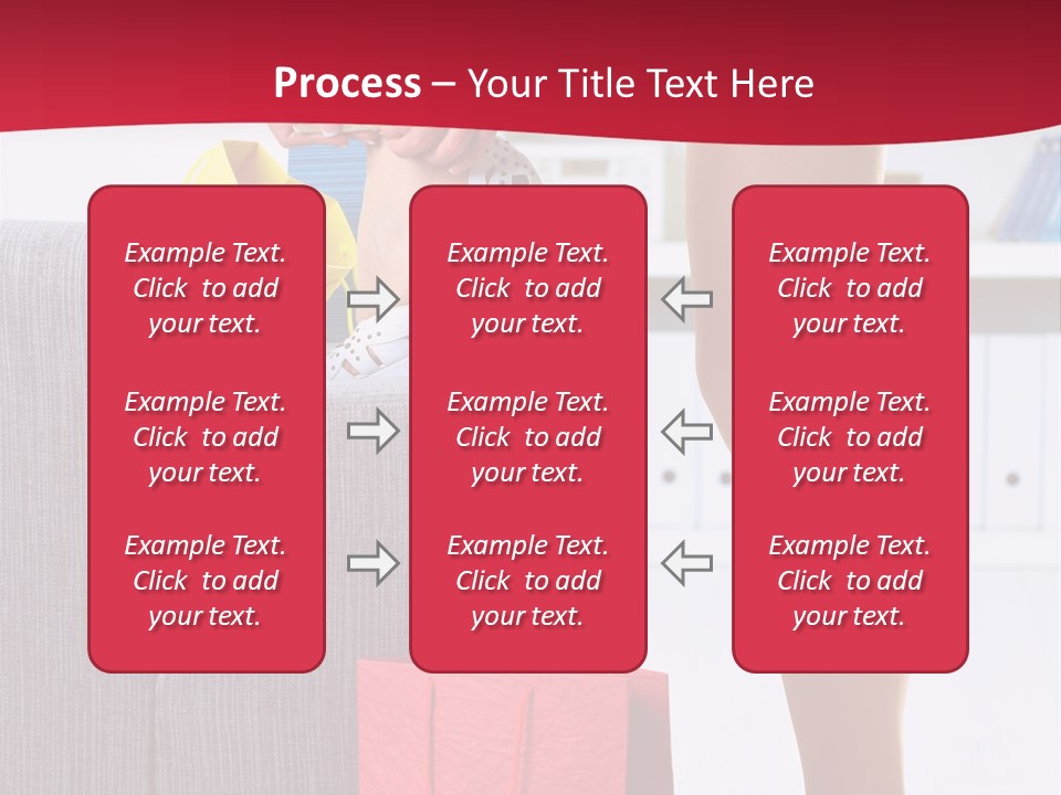 Woman Legs In Stocking PowerPoint Template