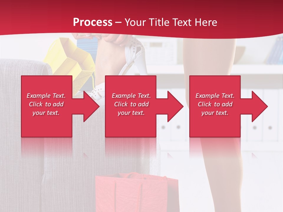 Woman Legs In Stocking PowerPoint Template