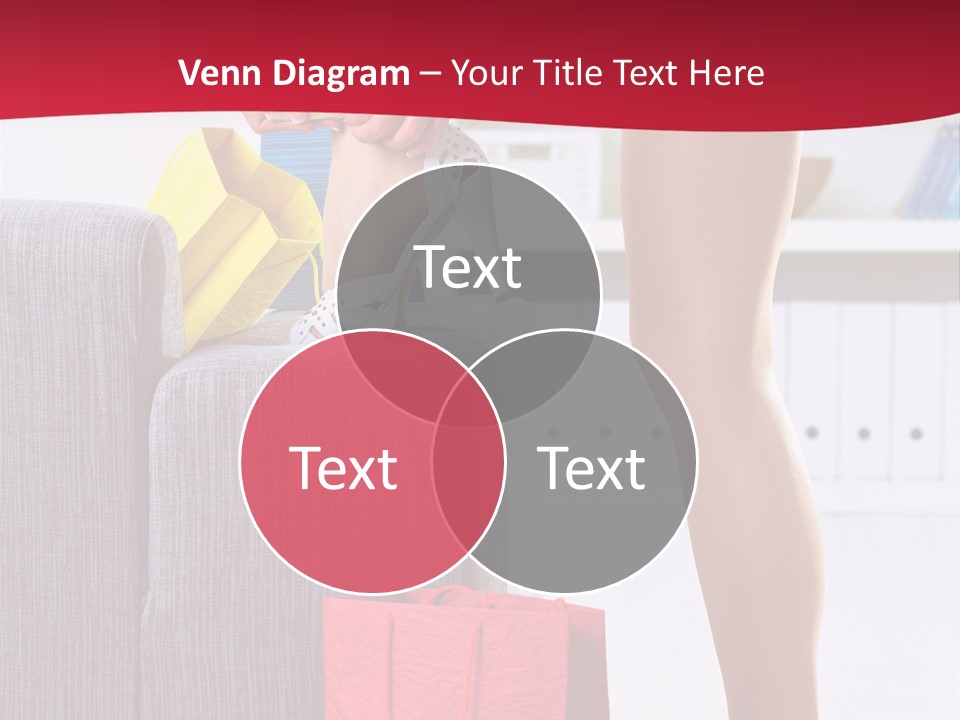 Woman Legs In Stocking PowerPoint Template