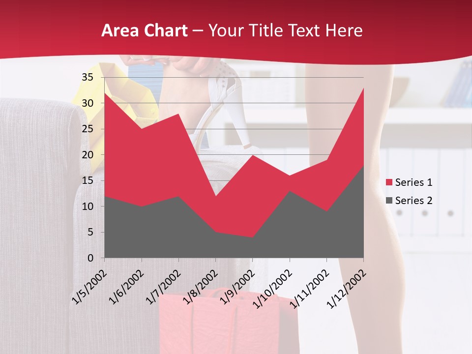 Woman Legs In Stocking PowerPoint Template
