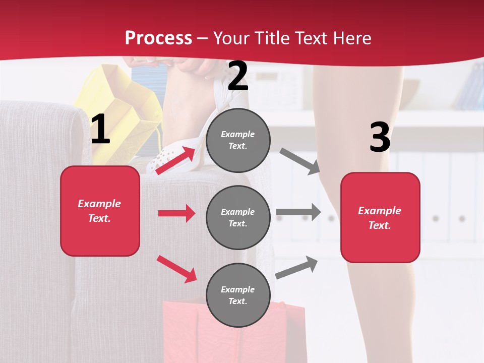 Woman Legs In Stocking PowerPoint Template