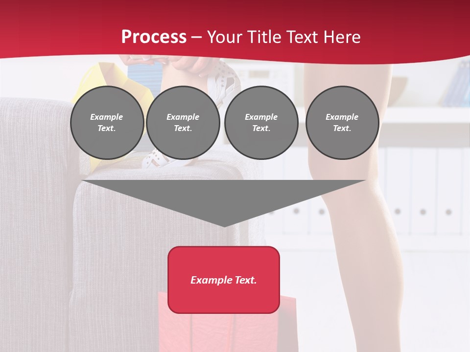 Woman Legs In Stocking PowerPoint Template