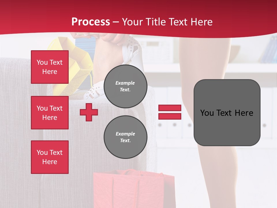 Woman Legs In Stocking PowerPoint Template