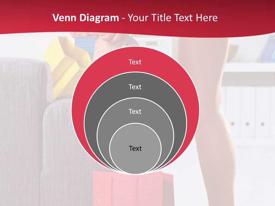 Woman Legs In Stocking PowerPoint Template