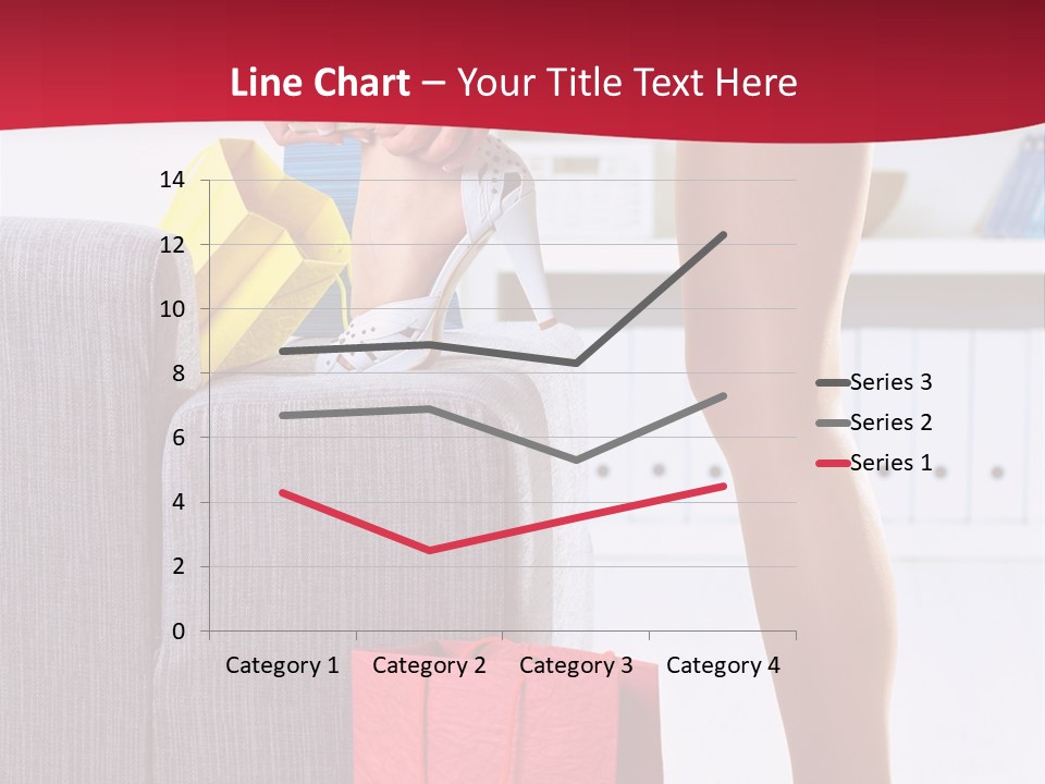 Woman Legs In Stocking PowerPoint Template