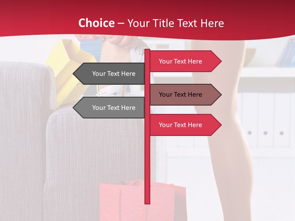 Woman Legs In Stocking PowerPoint Template