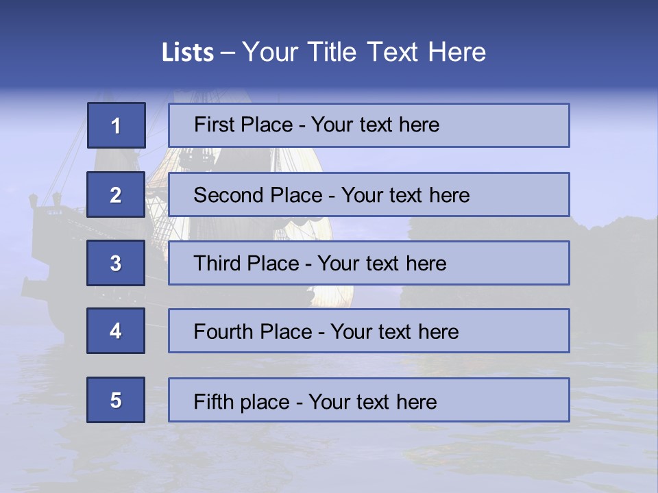 Mast Transportation Tourism PowerPoint Template