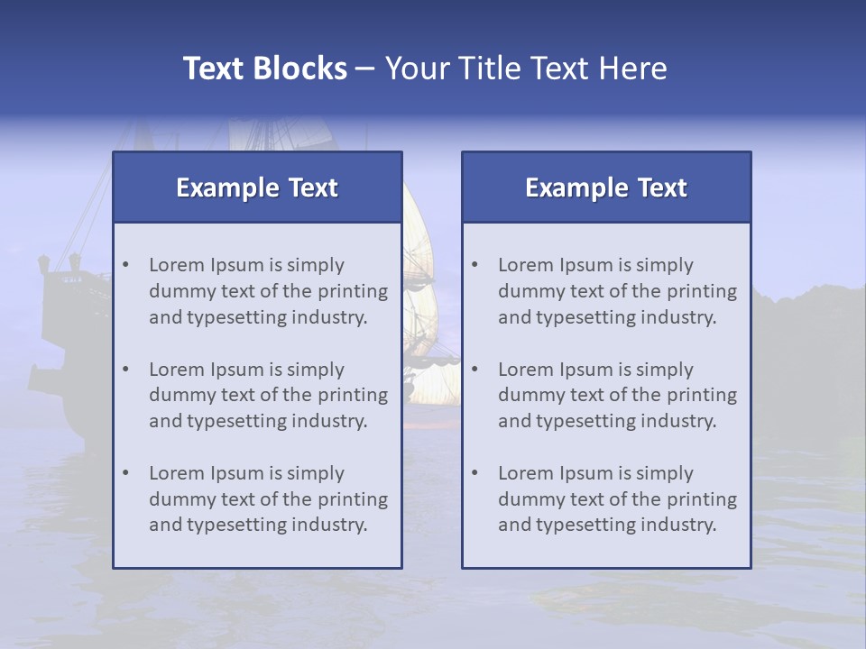 Mast Transportation Tourism PowerPoint Template