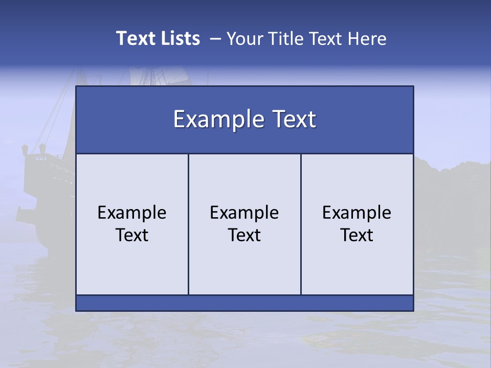 Mast Transportation Tourism PowerPoint Template