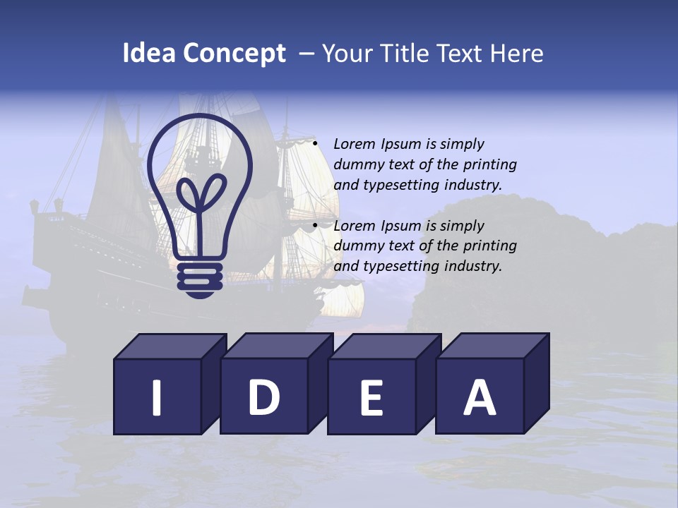 Mast Transportation Tourism PowerPoint Template