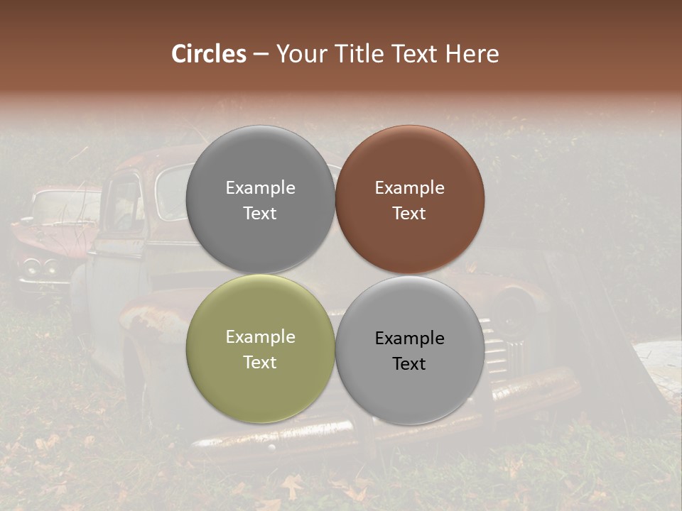 Car Junk Yard PowerPoint Template
