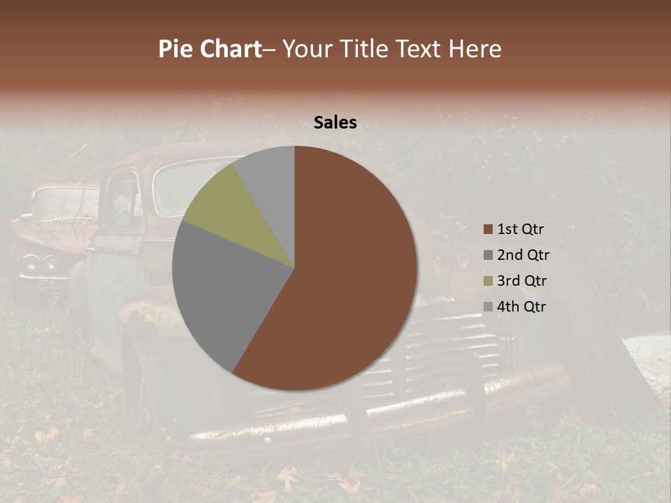 Car Junk Yard PowerPoint Template