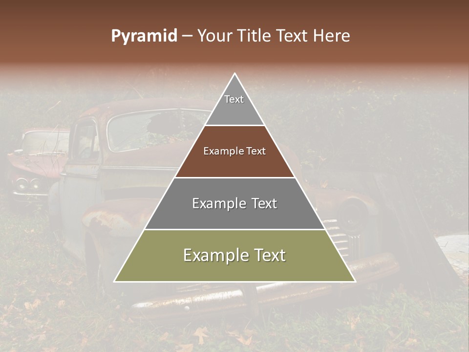 Car Junk Yard PowerPoint Template