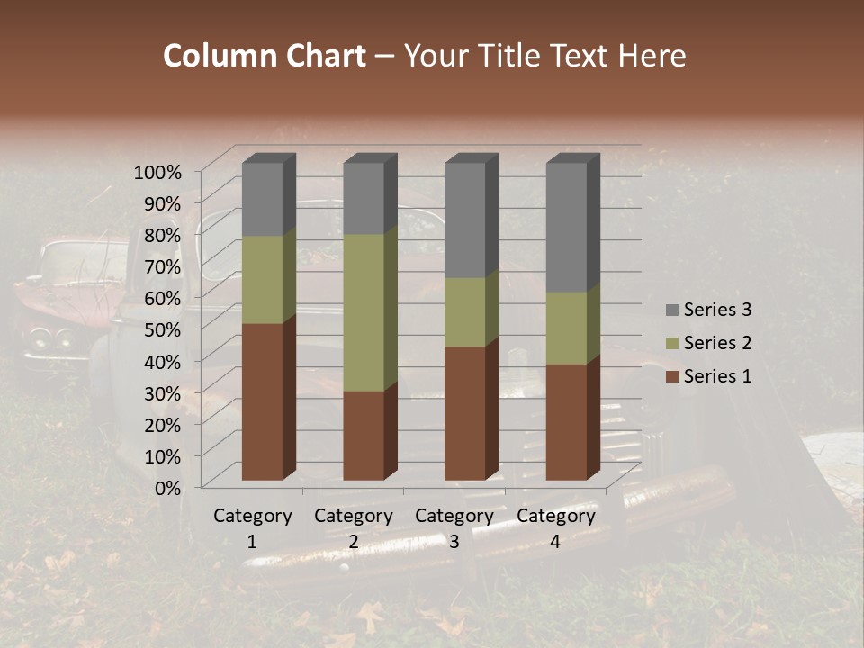 Car Junk Yard PowerPoint Template