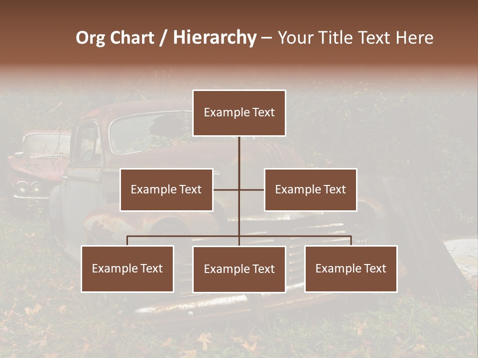 Car Junk Yard PowerPoint Template