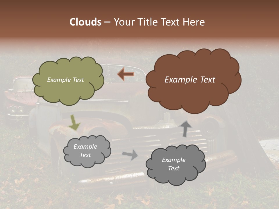 Car Junk Yard PowerPoint Template