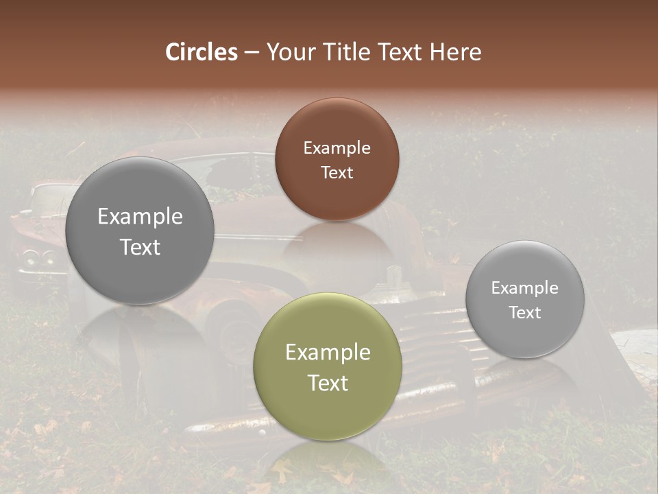 Car Junk Yard PowerPoint Template