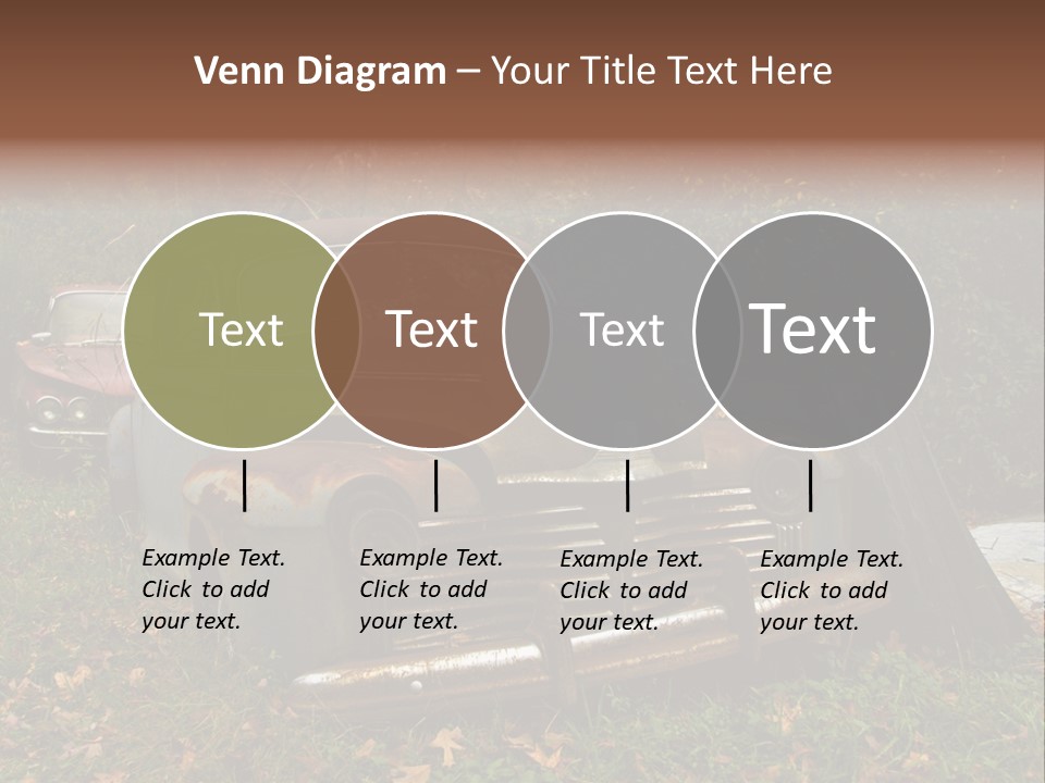 Car Junk Yard PowerPoint Template