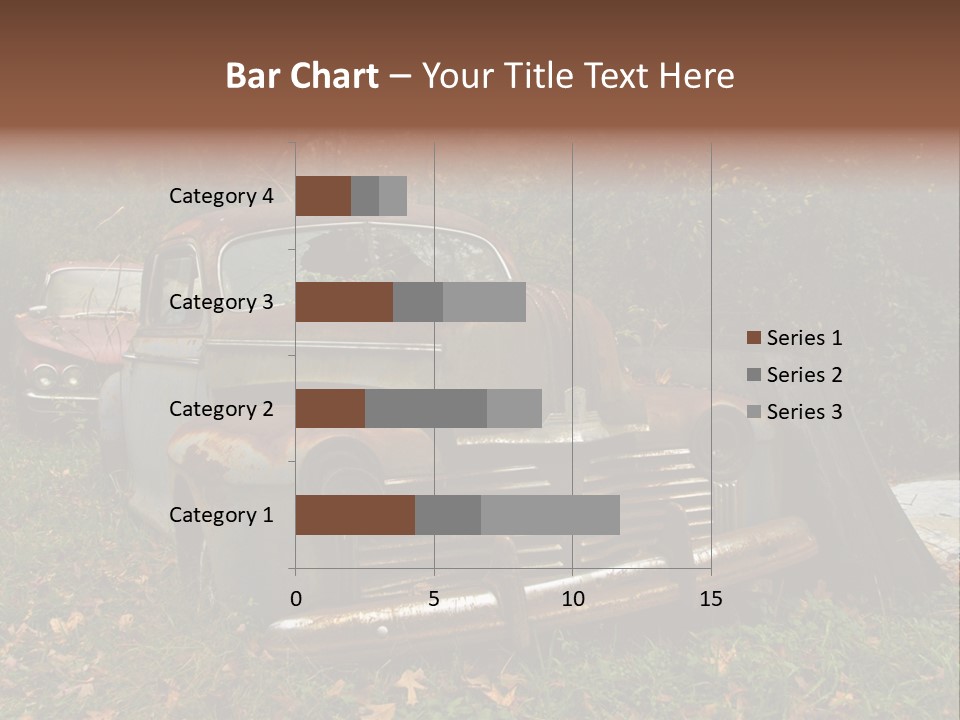 Car Junk Yard PowerPoint Template