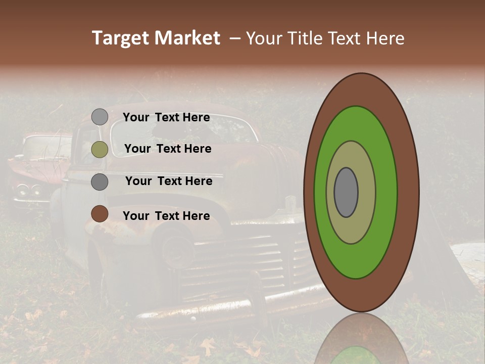 Car Junk Yard PowerPoint Template