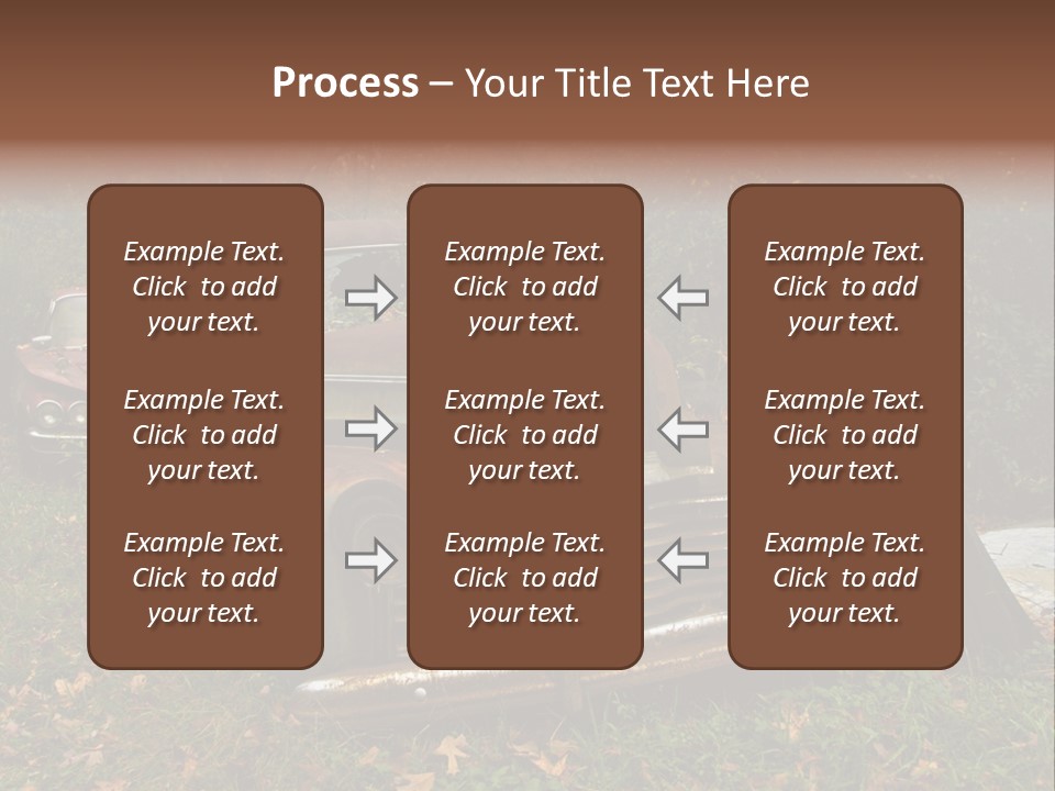 Car Junk Yard PowerPoint Template
