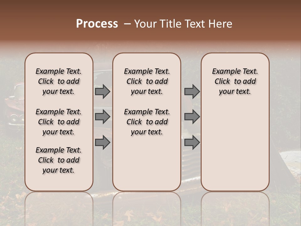 Car Junk Yard PowerPoint Template