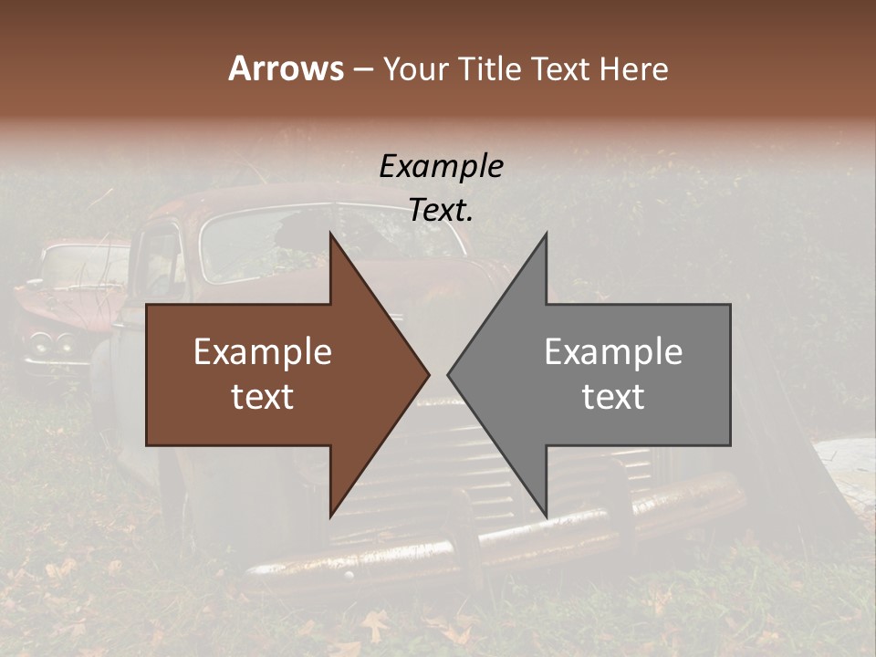 Car Junk Yard PowerPoint Template