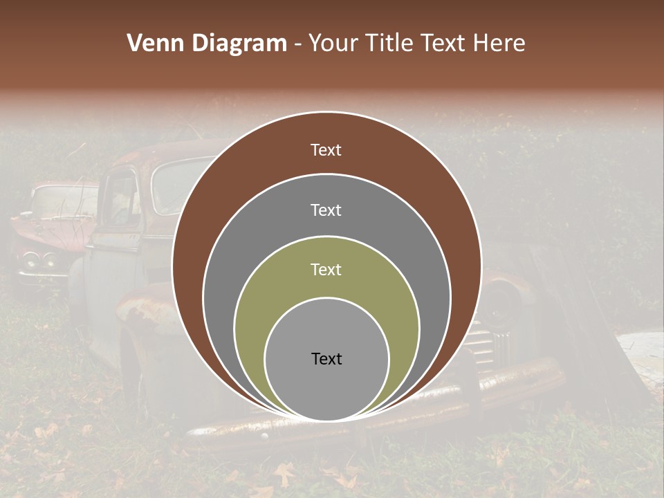 Car Junk Yard PowerPoint Template