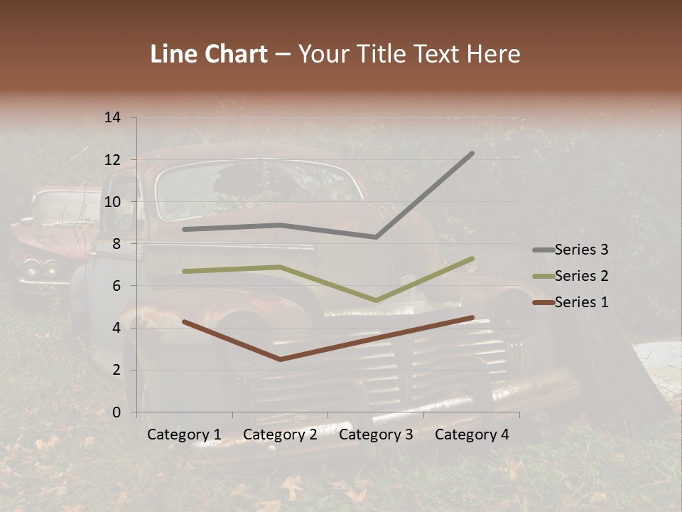 Car Junk Yard PowerPoint Template