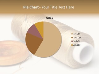 Needle Thread And Button PowerPoint Template