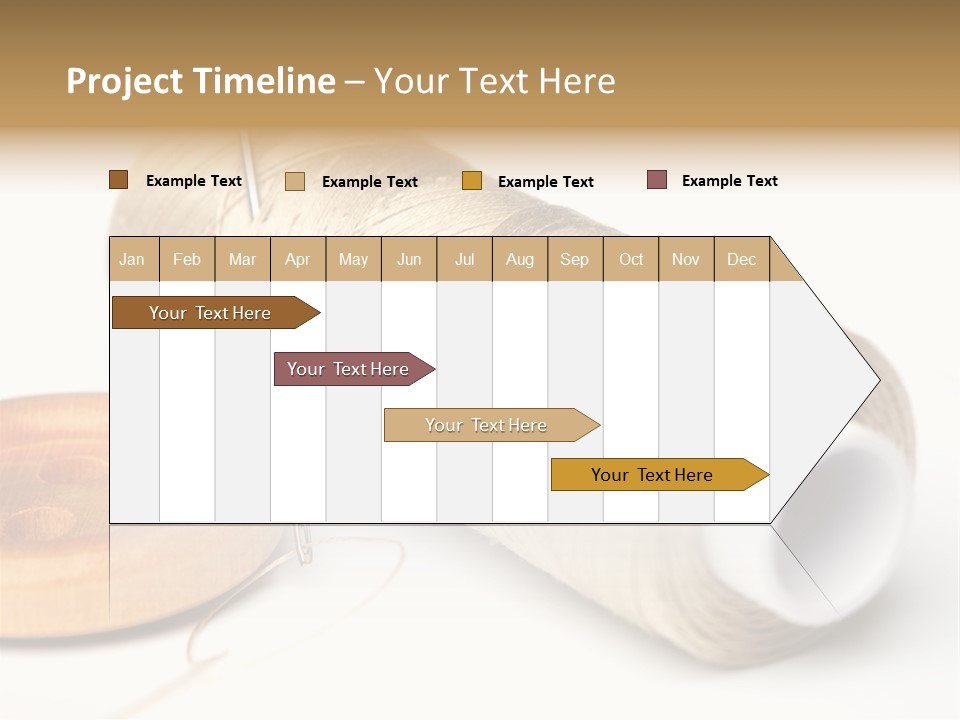 Needle Thread And Button PowerPoint Template