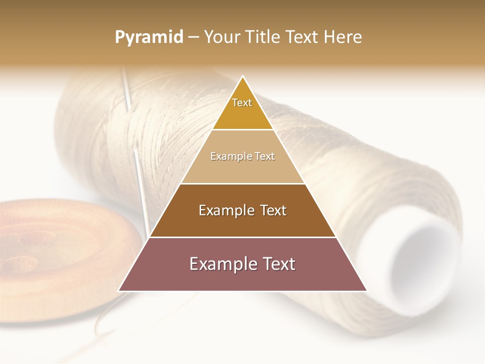 Needle Thread And Button PowerPoint Template