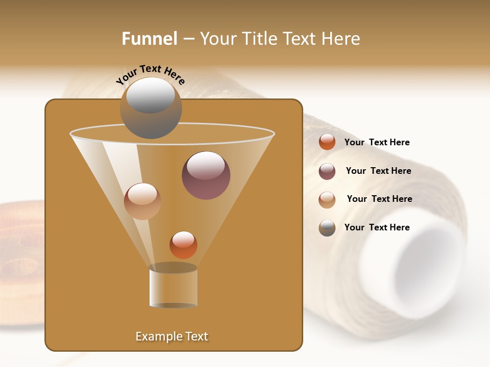 Needle Thread And Button PowerPoint Template