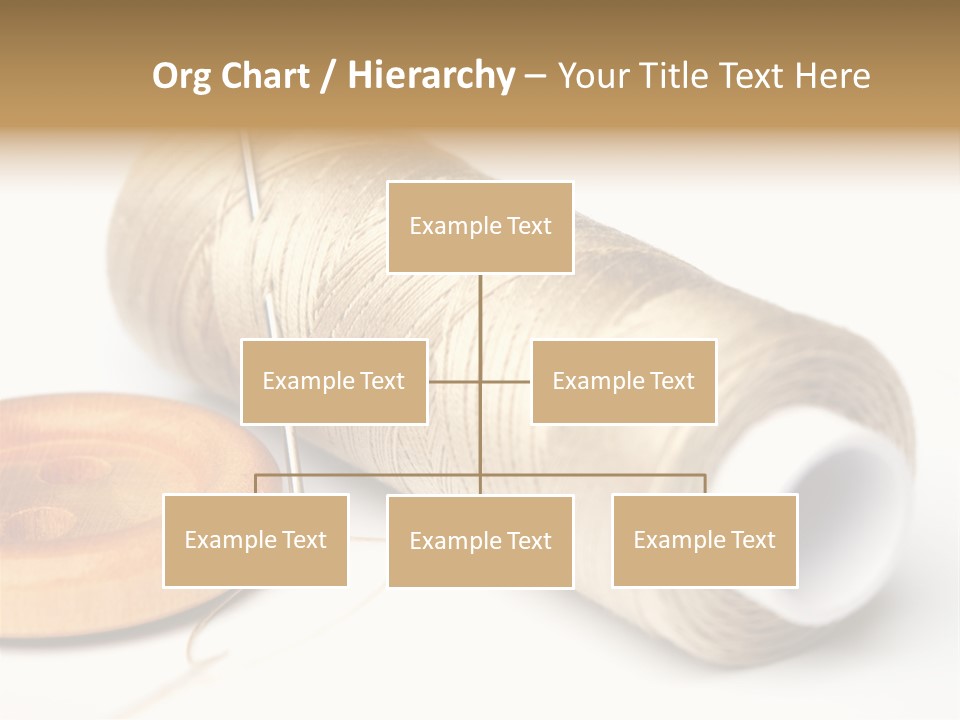 Needle Thread And Button PowerPoint Template