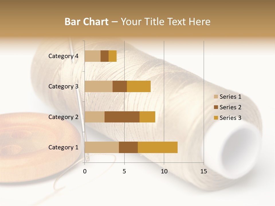 Needle Thread And Button PowerPoint Template