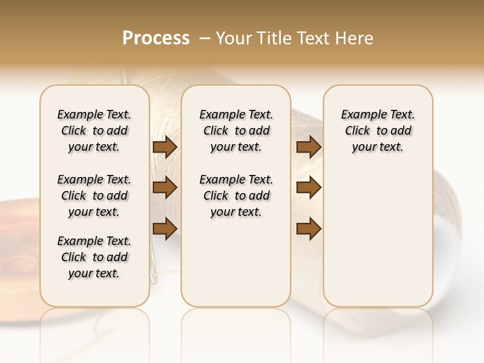 Needle Thread And Button PowerPoint Template