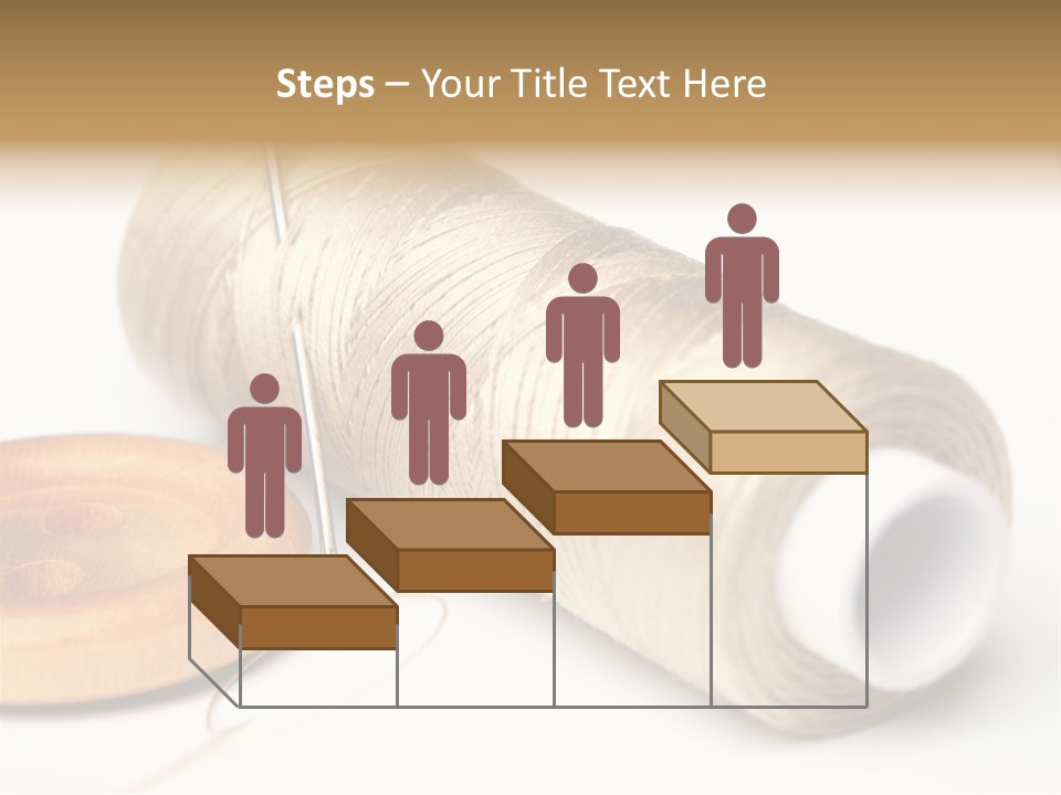 Needle Thread And Button PowerPoint Template