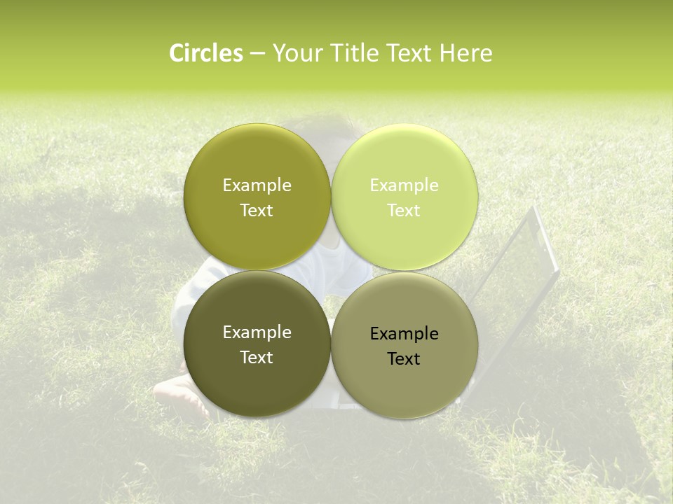 Smiling Business Baby PowerPoint Template