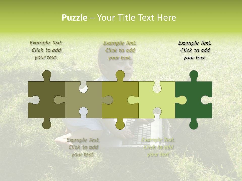 Smiling Business Baby PowerPoint Template