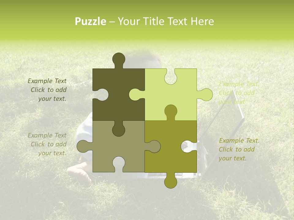 Smiling Business Baby PowerPoint Template